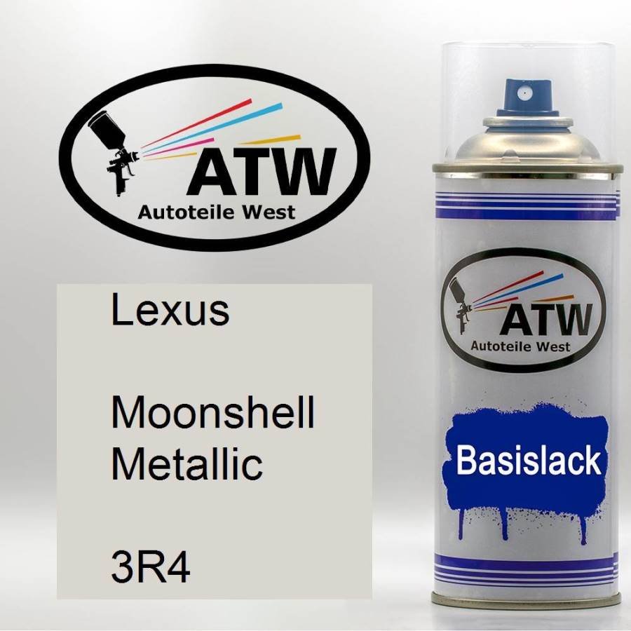 Lexus, Moonshell Metallic, 3R4: 400ml Sprühdose, von ATW Autoteile West.